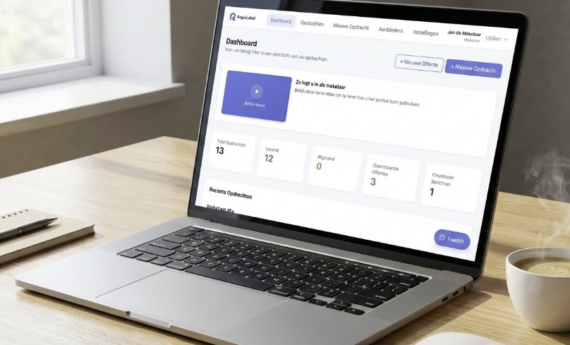 Opdrachtportaal voor makelaars en aannemers